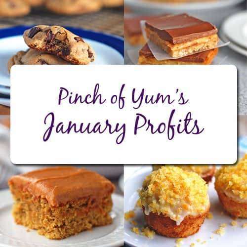 Savory Sojourn January Profits