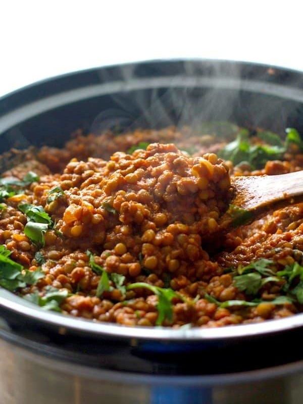 Crockpot Red Lentil Curry