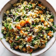 A picture of Couscous Salad with Lime Basil Vinaigrette