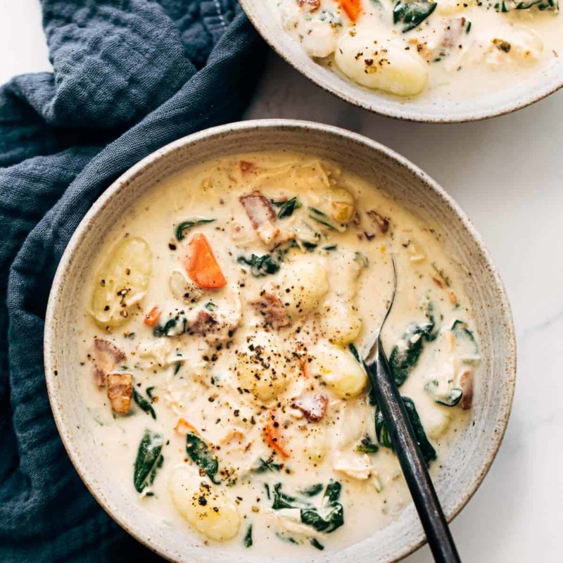 A picture of Crockpot Chicken Gnocchi Soup