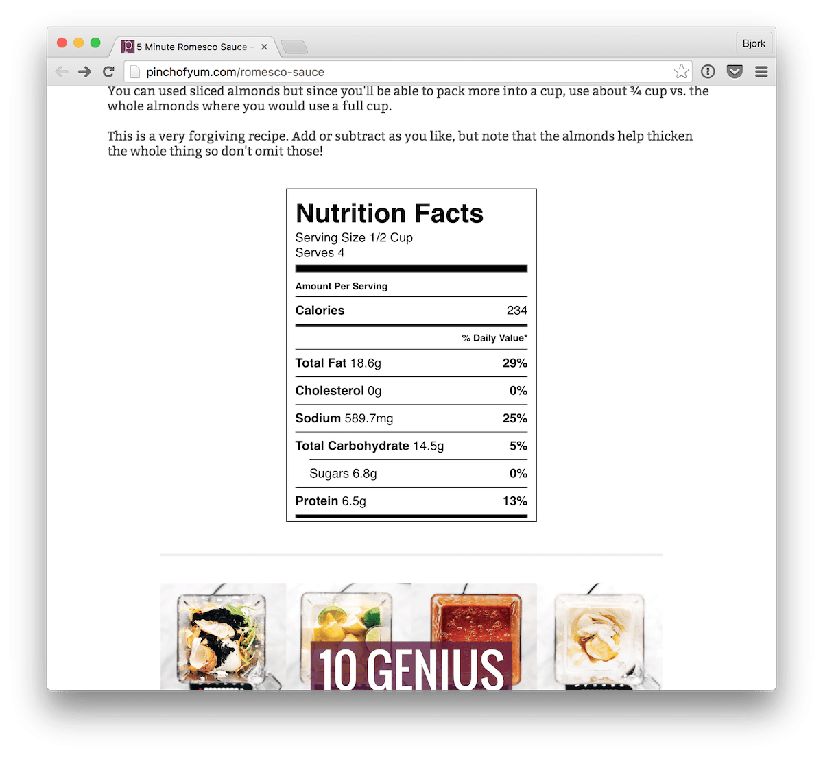 Nutrifox on Savory Sojourn.