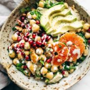 A picture of Winter Spa Salad with Lemon Chicken