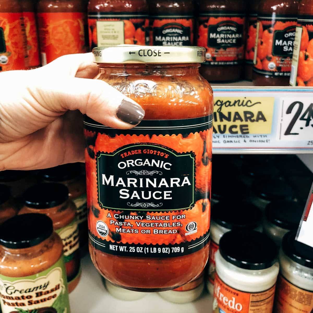 organic marinara sauce