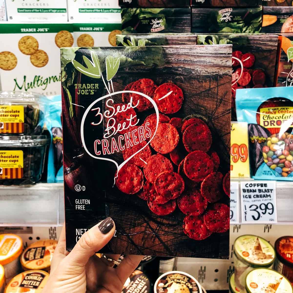 beet crackers in a box