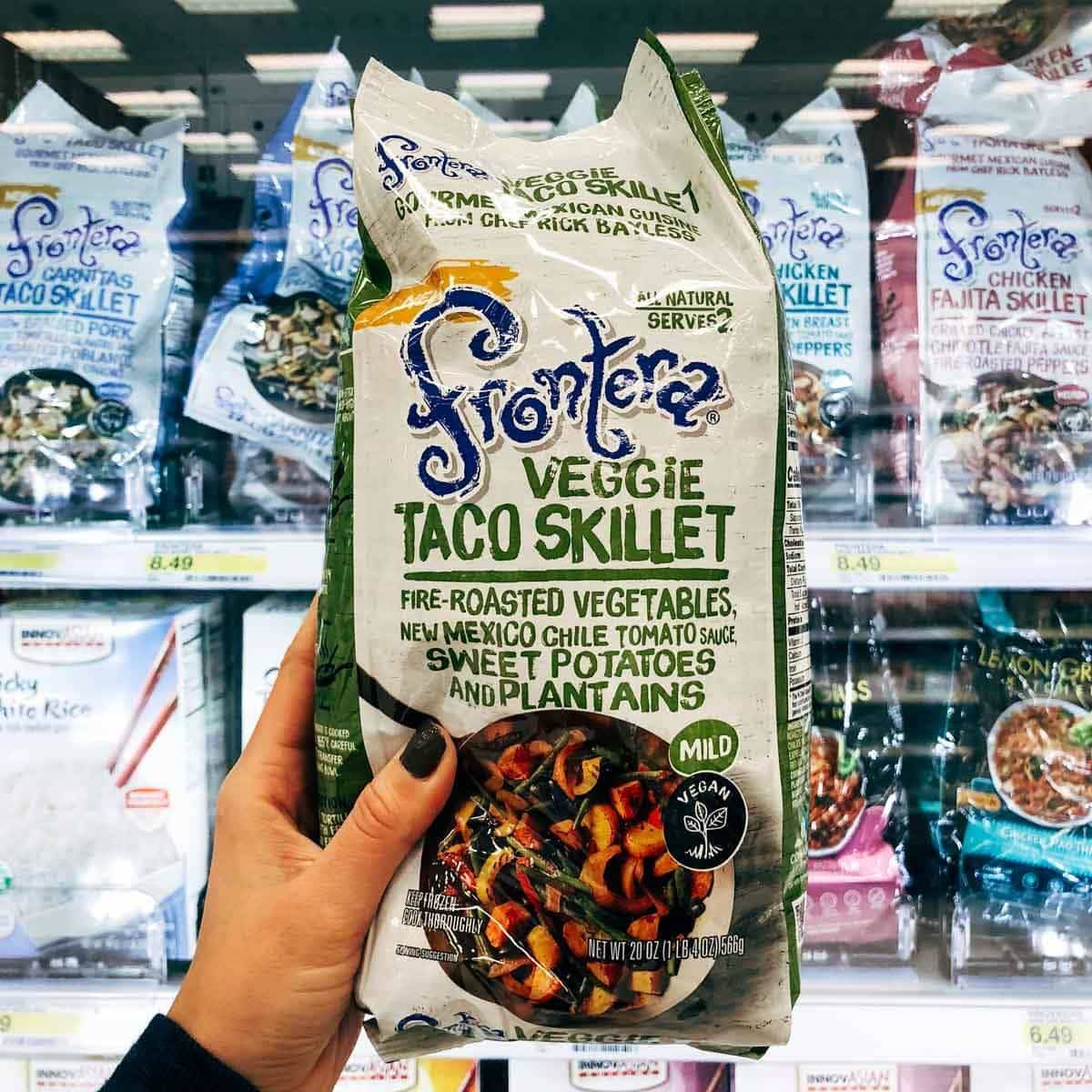 veggie taco skillet dinner in a bag