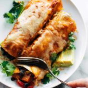 A picture of Easy Veggie Enchiladas