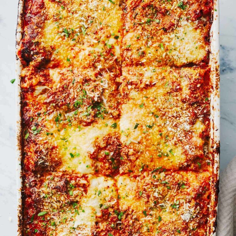 A picture of Basic + Awesome Vegetarian Lasagna